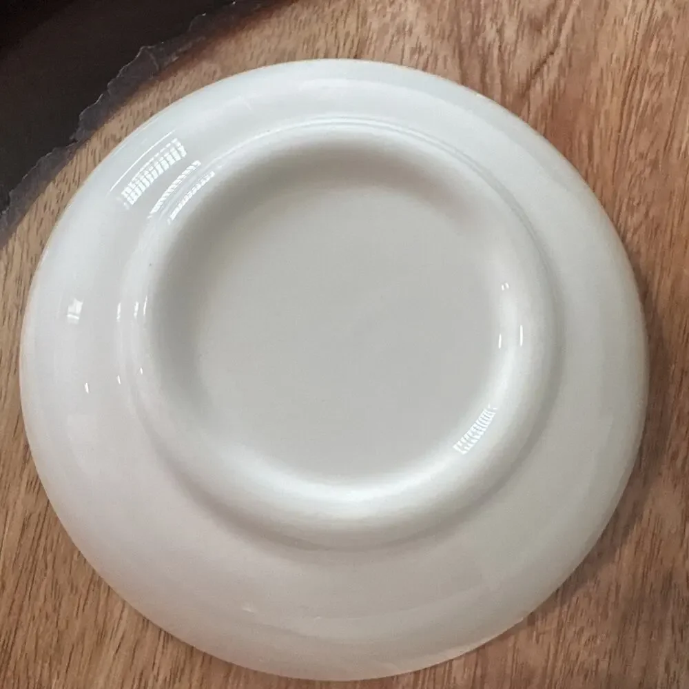 VTg White Floral Berry Fruit Sauce Dessert Sauce Bowl Set of 4